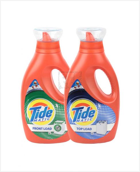 TIDE MATIC LIQUID LAUNDRY DETERGENT ASSORTED 2X850ML (INDIA)