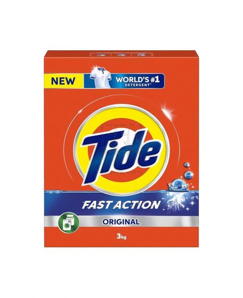 TIDE FAST ACTION LS ORIGINAL DETERGENT POWDER 3KG @S.OFFER