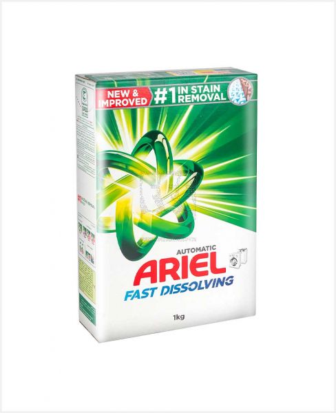 ARIEL FAST DISSOLVING AUTOMATIC DETERGENT POWDER 1KG PROMO