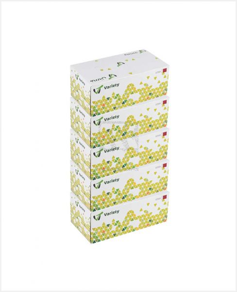 VARIETY FACIAL TISSUE 2PLY 200PCS