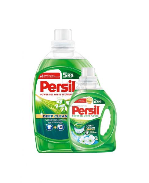PERSIL POWER GEL WHITE FLOWERS DEEP CLEAN 2.5LTR+1LTR PROMO