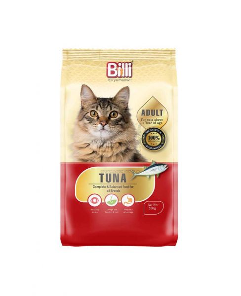 BILLI TUNA ADULT CAT FOOD 500GM