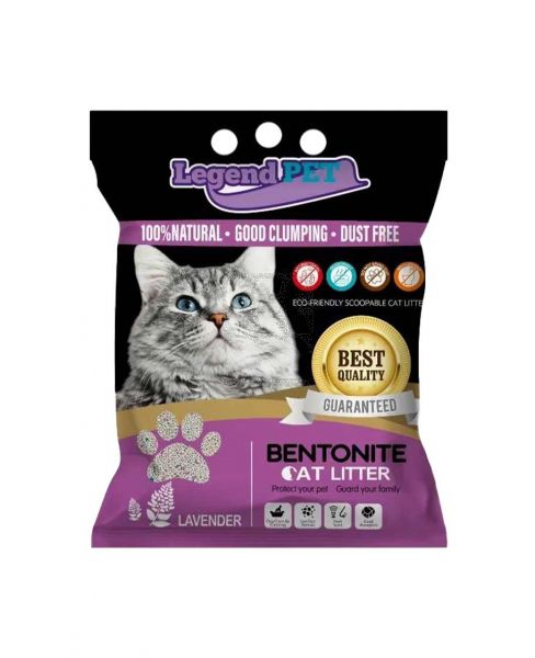 LEGEND PET BENTONITE CAT LITTER LAVENDER 5LTR