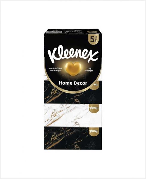 KLEENEX HOME DECOR FACIAL TISSUES 170X2PLY 5PCS PROMO