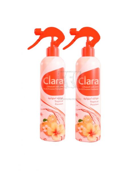 CLARA MULTI PURPOSE FRESHENER TROPICAL PASSION 2X500ML