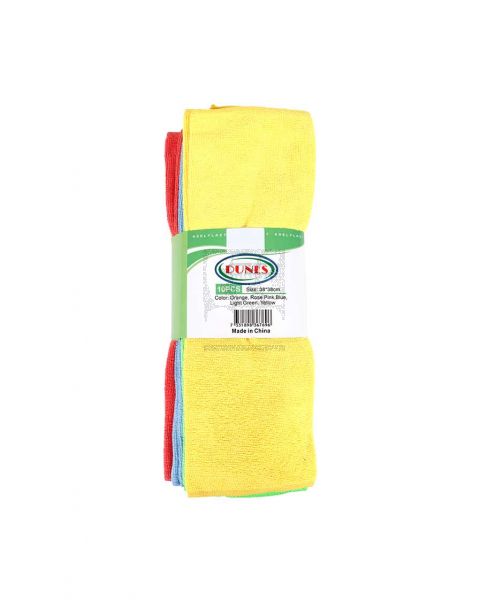 DUNES MICROFIBER CLOTH 38X38CM 10PCS