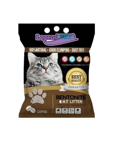 LEGEND PET BENTONITE CAT LITTER COFFEE 10LTR