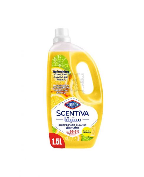 CLOROX SCENTIVA MADAGASCR CITRUS GROVE DISINFECT CLEANR 2X1.5LTR