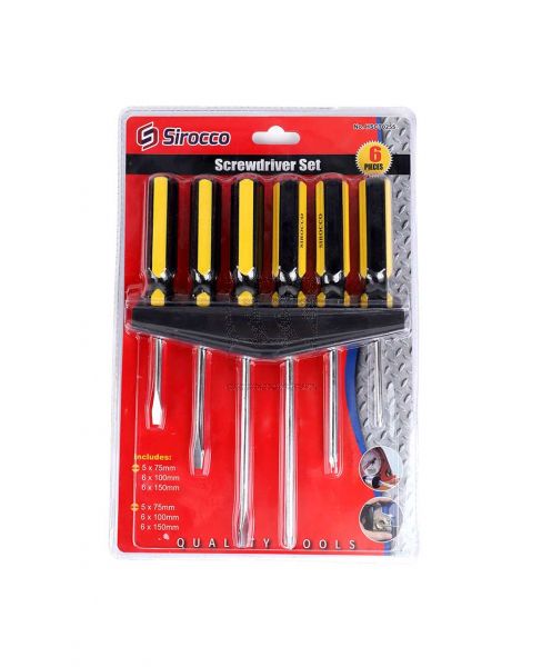 SIROCCO SCREW DRIVER SET 6PCS HSCT0255