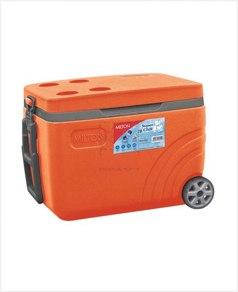 MILTON SUPER CHILL ICE PAIL ORANGE BROWN GREY 70LTR DLXX