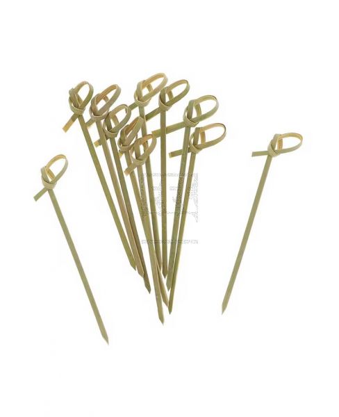 SCHON HAUS BAMBOO SKEWER BOW 8CM-100/PKT GG-BK0602