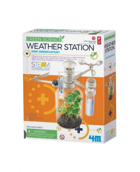 4M STEAM POWERSTATION GREEN SCIENCE WEATHER STATION 00-03279