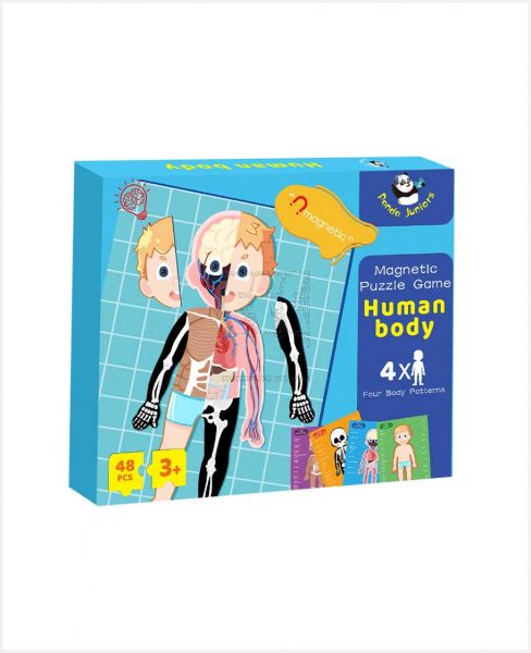 PANDA JUNIORS MAGNETIC PUZZLE GAME HUMAN BODY PJ008-1