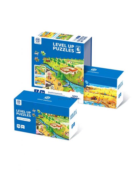 PANDA JUNIORS 2IN1 UP PUZZLES BEAUTIFUL COUNTRY LIFE 49708701