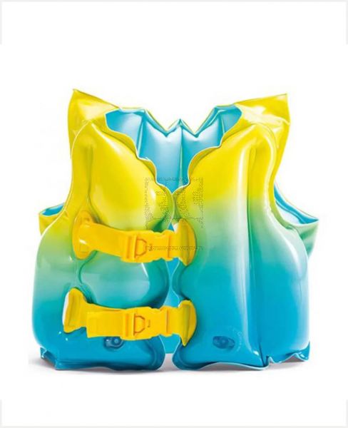 INTEX BLUE LAGOON KIDS SWIM VEST AGES 3-5Y 16"X12" 59663