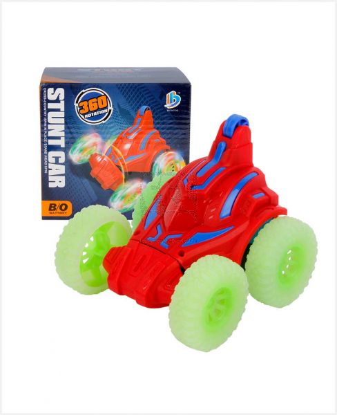 B/O 360DEGREE STUNT CAR WITH LIGHT & MUSIC 8899-16