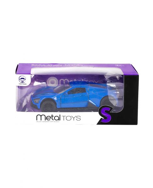 NYC PULL BACK METAL DIE CAST CAR SY6001