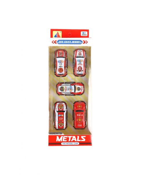 SHUANG LONG TOYS METAL DIE CAST MODEL CAR 5PCS 1BOX HT-146