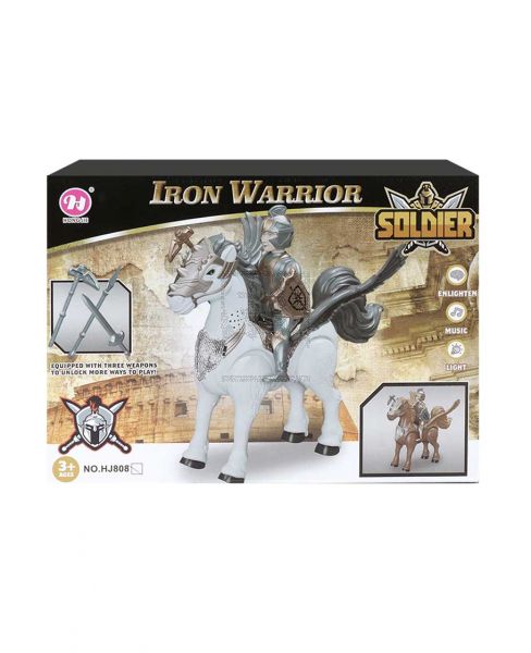 IRON WARRIOR SOLDIER HORSE BATTERY OPERATED HJ808