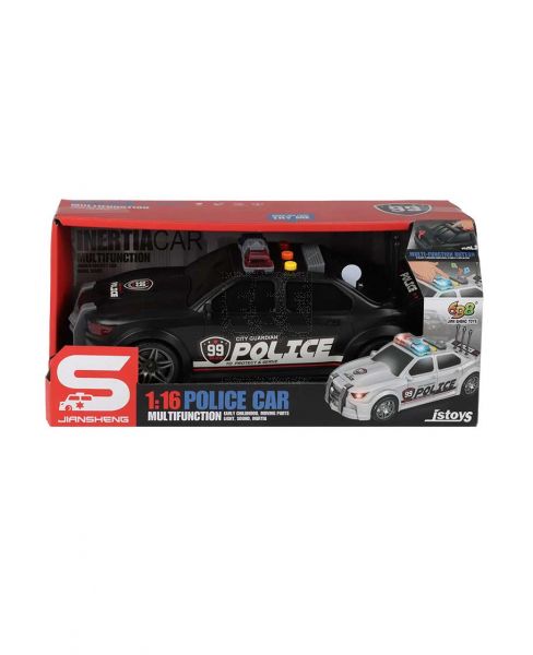 JIANSHENG TOYS FRICTION POLICE CAR JS124C