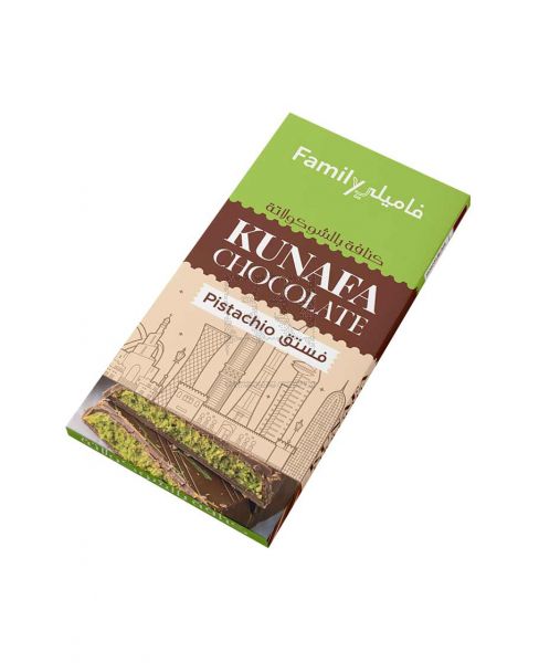 FAMILY BAKERS KUNAFA CHOCOLATE BAR 220GM