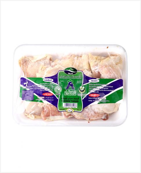 A'SAFFA FROZEN CHICKEN THIGH 1KG