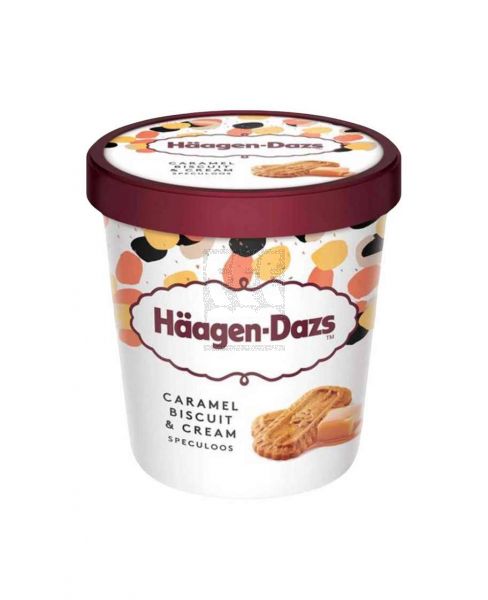 HAAGEN-DAZS CARAMEL BISCUIT&CREAM SPECULOOS ICE CREAM 460ML