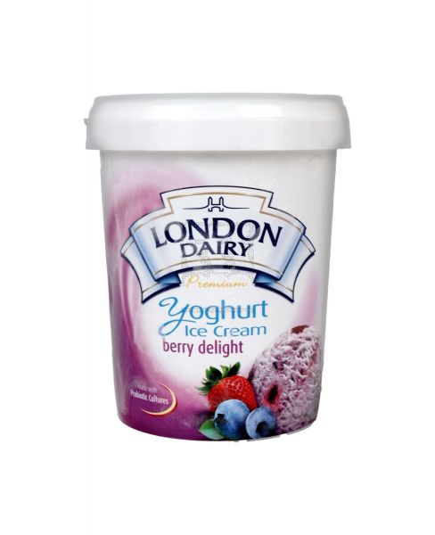 LONDON DAIRY LOW FAT YOGHURT ICECREAM BERRY DELIGHT 500ML