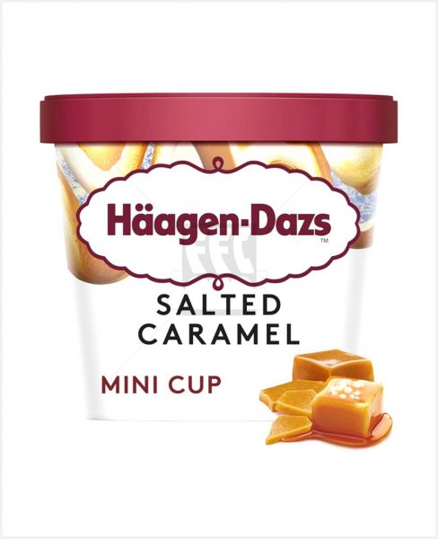 HAAGEN-DAZS SALTED CARAMEL ICE CREAM MINI CUP 100ML