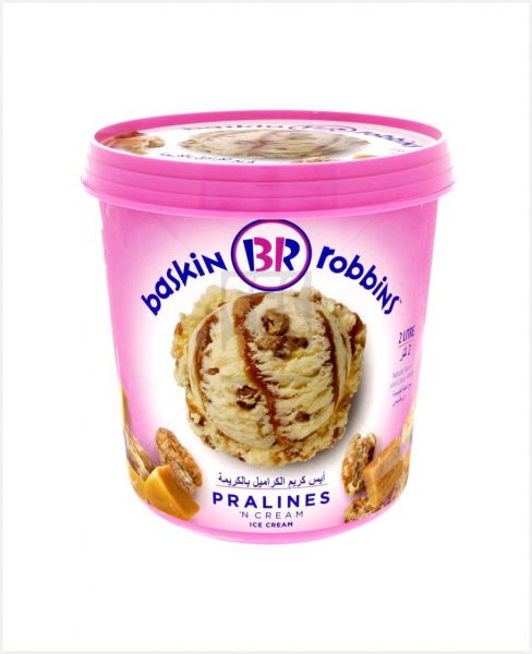 BASKIN ROBBINS PRALINES ICE CREAM 2LTR