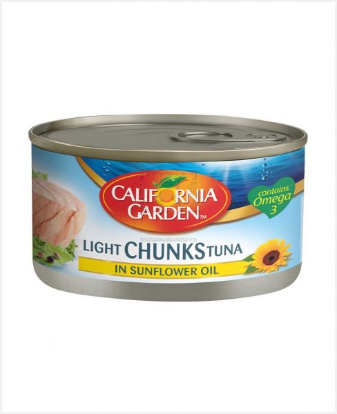 CALIFORNIA GARDEN CHUNK LIGHT TUNA IN SUN FLOWER OIL 170GM