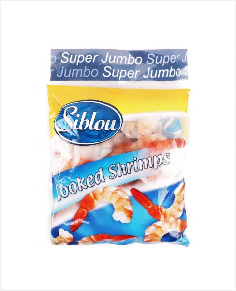 SIBLOU PRE COOKED SUPER JUMBO SHRIMPS 500GM