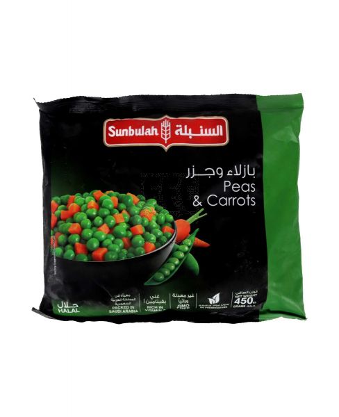 SUNBULAH PEAS AND CARROTS 450GM