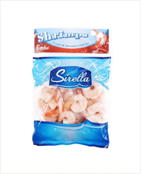 SIRELLA SHRIMPS ON TAIL (JUMBO) 400GM