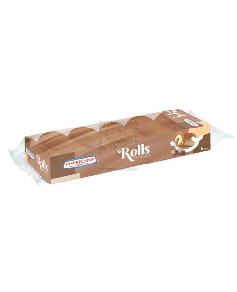 AMERICANA ROLLS CAKE CHOCOLATE 120GM