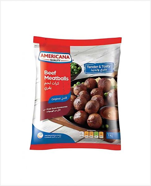 AMERICANA BEEF MEAT BALLS 1KG