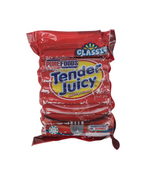 PUREFOODS TENDER JUICY FRANKS CLASSIC 500GM