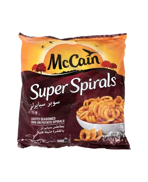 MCCAIN SEASONED SUPER SPIRALS 1.5KG