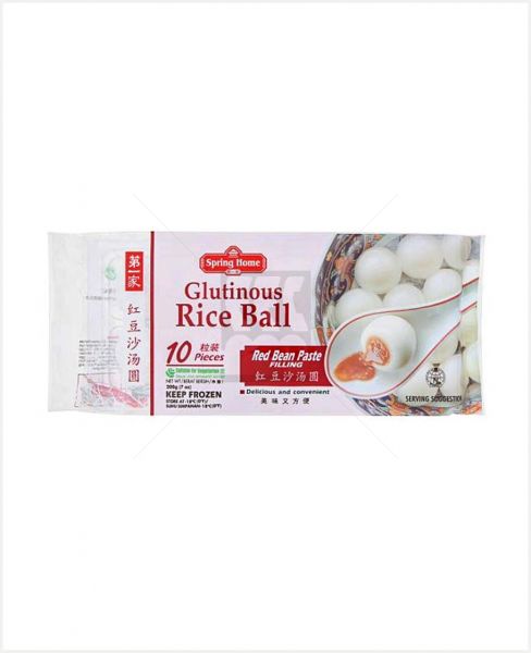SPRING HOME GLUTINOUS RICE BALL W/RED BEAN PASTE 10'S 200GM