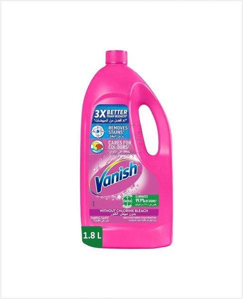 VANISH LIQUID FABRIC STAIN REMOVAL PINK 1.8LTR