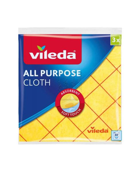 VILEDA ALL PURPOSE CLOTHS 4+2 FREE