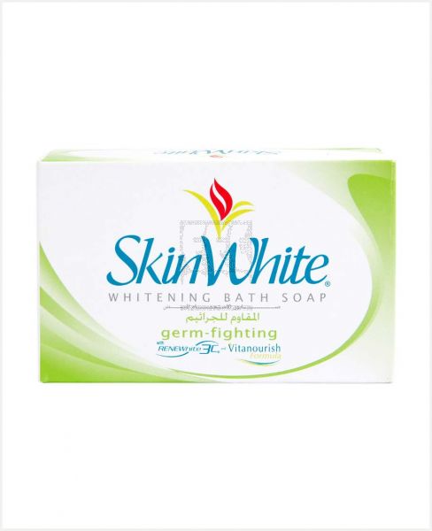 SKIN WHITE WHITENING BATH SOAP GERM-FIGHTING 135GM