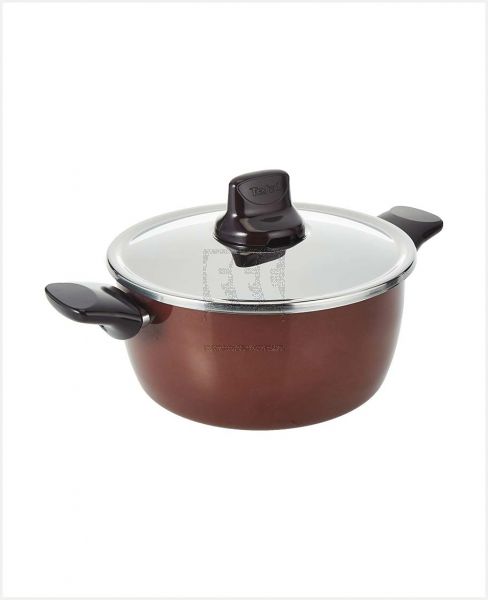 TEFAL SENSORIELLE RED NOBEL STEWPAN WITH LID 20CM D2374462