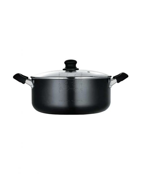 HOMEWAY NON STICK COOKING POT (CASSEROLE) 24CM #CS-250