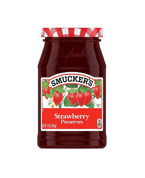 SMUCKER'S STRAWBERRY PRESERVES 340GM