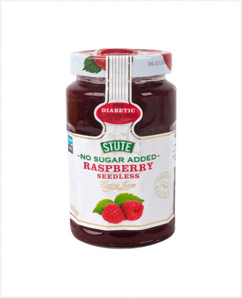 STUTE DIABETIC RASPBERRY SEEDLESS EXTRA JAM 430GM