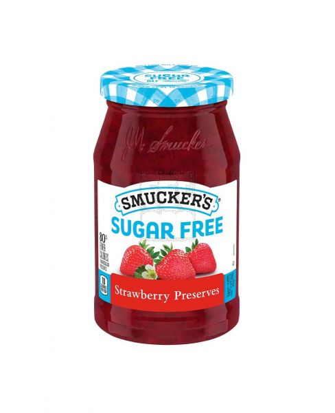 SMUCKER'S SUGAR FREE STRAWBERRY PRESERVES 12.75OZ (361GM)