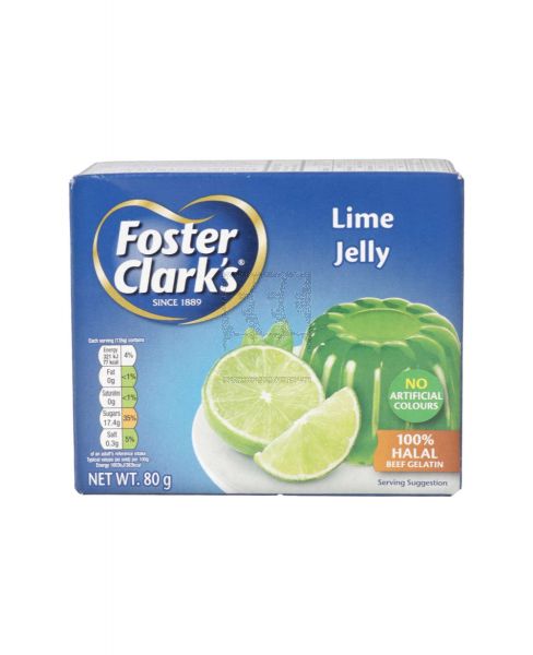 FOSTER CLARK'S LIME GELATIN DESSERT 80GM