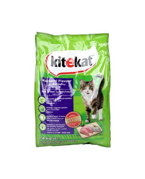 KITEKAT MACKEREL FOR ADULT CATS 1.4KG
