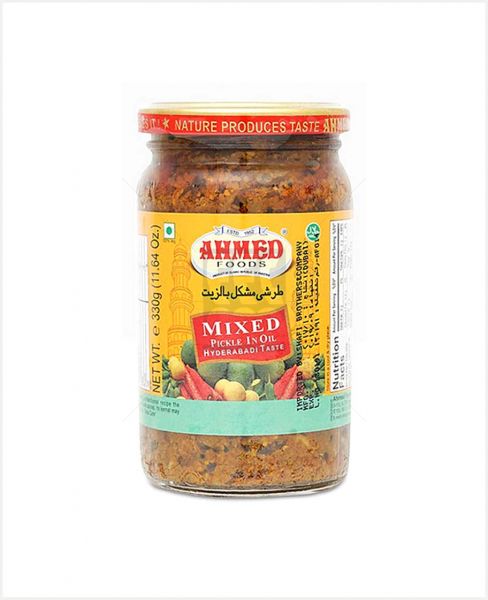 AHMED MIXED PICKLE IN OIL (HYDERABADI) 330GM